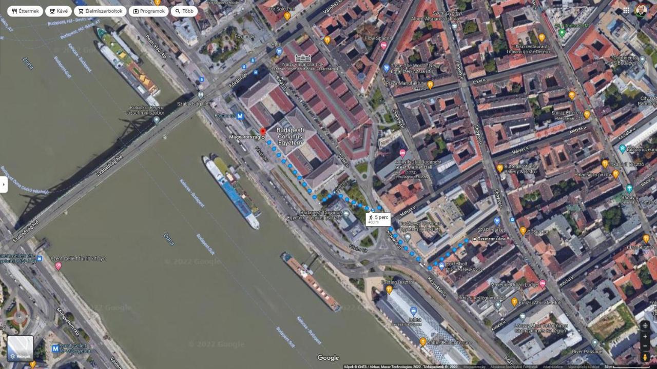 Corvinus Apartman Budapešť Exteriér fotografie